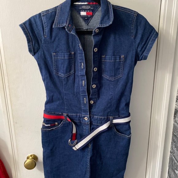 Beautiful denim dress Tommy Hilfiger size 12 years - Picture 2 of 5